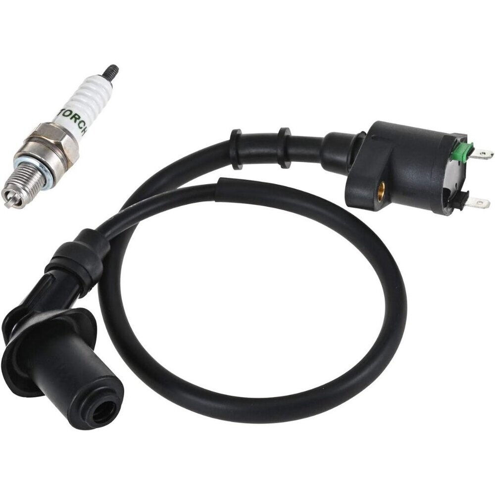 Universal Ignition Coil + A7TC Spark Plug for 50cc 80cc 90cc 125cc 150cc Taotao